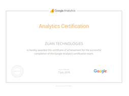 google analytics certification training in Hyderabad